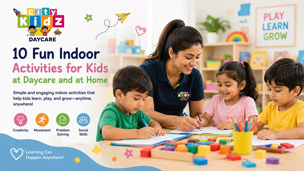 10 Fun Indoor Activities for Kids at Daycare and at Home