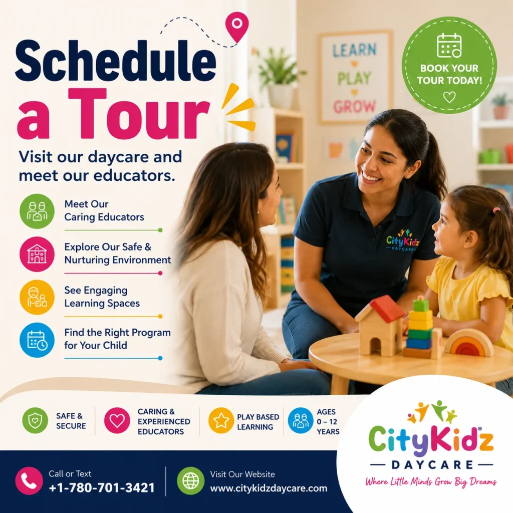 Contact CityKidz Daycare Schedule a Tour Contact CityKidz Daycare Schedule a Tour